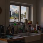 Kitchen window blinds that handle humidity and grease.