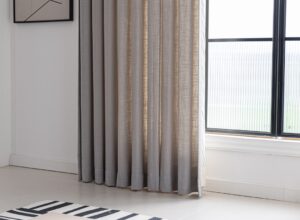 Motorized curtains for elderly households and accessibility.
