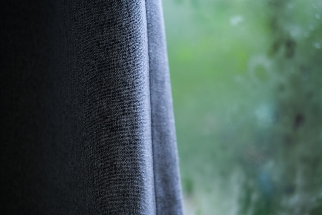 Photo black blackout curtains