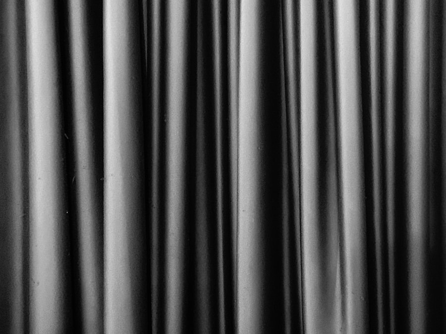 Photo black blackout curtains